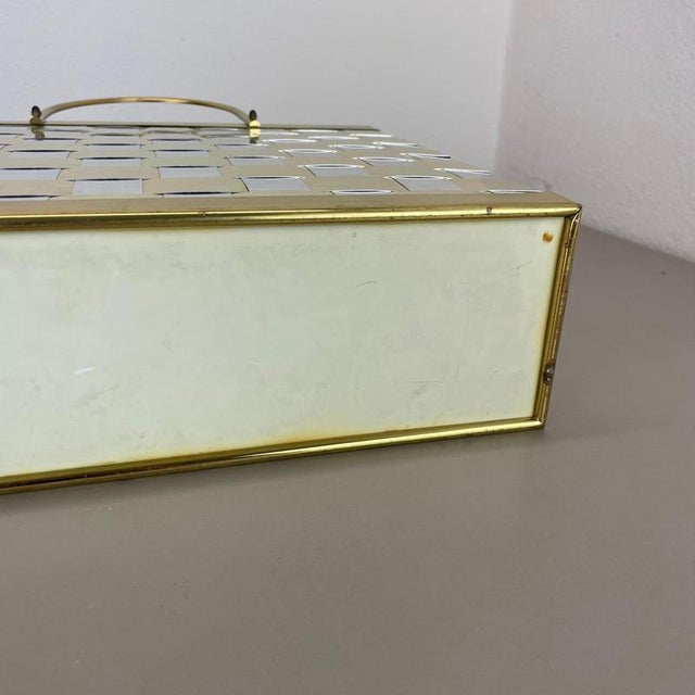 Hollywood Regency Bicolor Magazine Holder in the style of Paul Evans, Italy, 1970s For Sale - Image 15 of 16