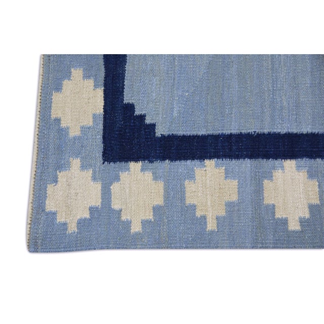 Early 21st Century Modern Handmade Kilim Rug 9'7"x12'3" For Sale - Image 5 of 7