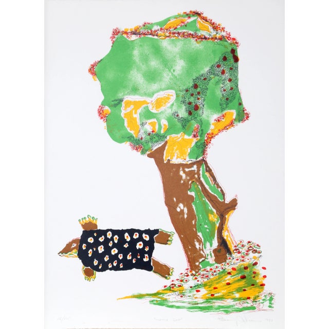 Turtle Dove, Benny Andrews Lithograph For Sale - Image 4 of 4