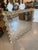 Vintage Large Italian Venetian Silver & Gold Scalloped Ruffle Wall Mirror For Sale - Image 12 of 12
