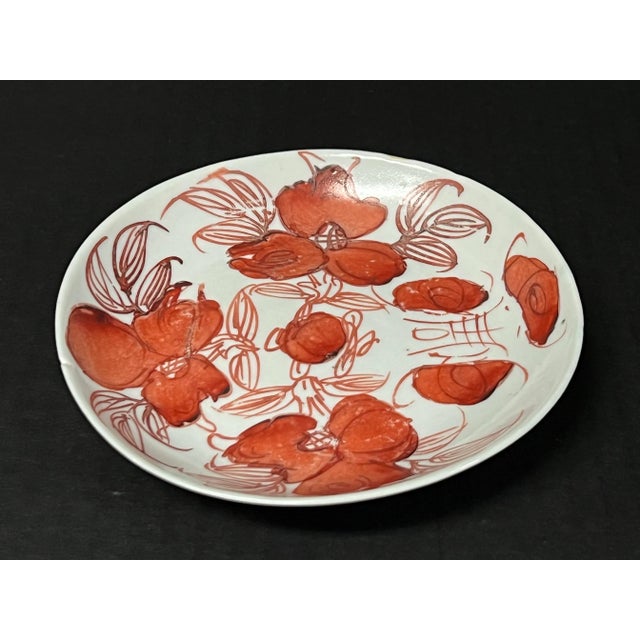 Late 19th Century Chinese Art Copper Red Porcelain Saucer For Sale In New York - Image 6 of 10