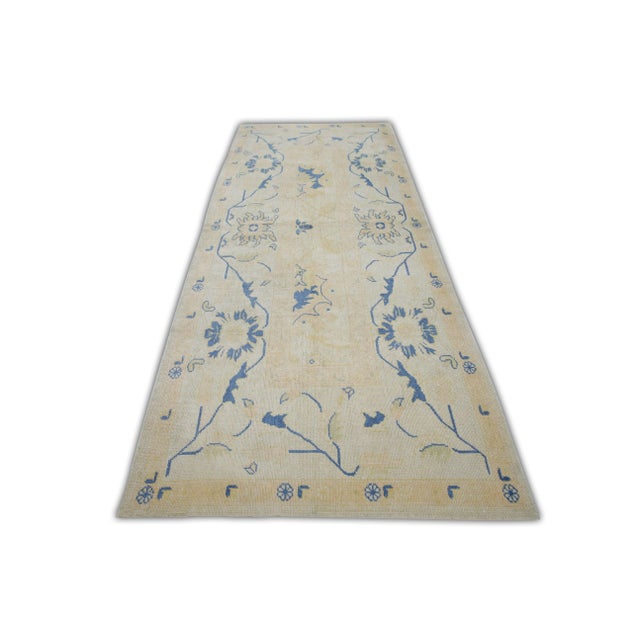 1960s Vintage Turkish Rug 10'2" x 4' For Sale - Image 5 of 6