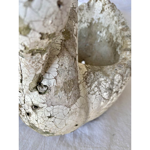 Early 20th Century Concrete Swan Planter For Sale - Image 11 of 12