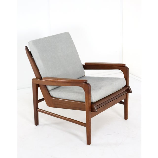Wood Teak Buttinge Armchair, 1960s For Sale - Image 7 of 18