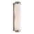 Thomas O'Brien for Visual Comfort Signature Milton Road Bath Light in Antique Nickel with White Glass For Sale