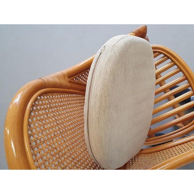 Vintage Webbing Dining Chairs, 1980s, Set of 4 For Sale - Image 5 of 13