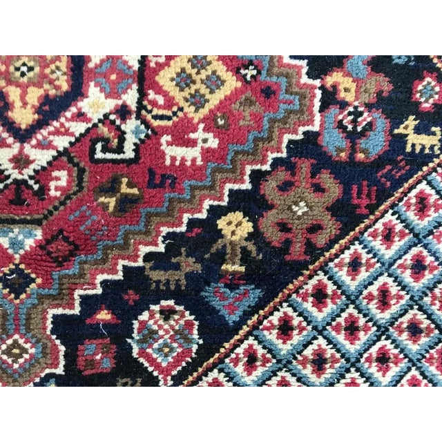 French Shiraz Knotted Rug For Sale - Image 9 of 12