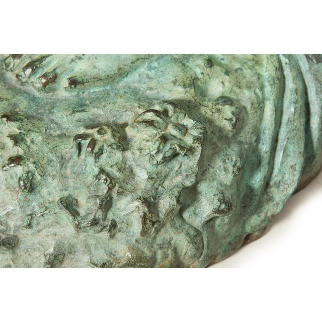 American Art Nouveau Bronze Sculpture of “Wildflower” by Edward Berge For Sale - Image 17 of 18