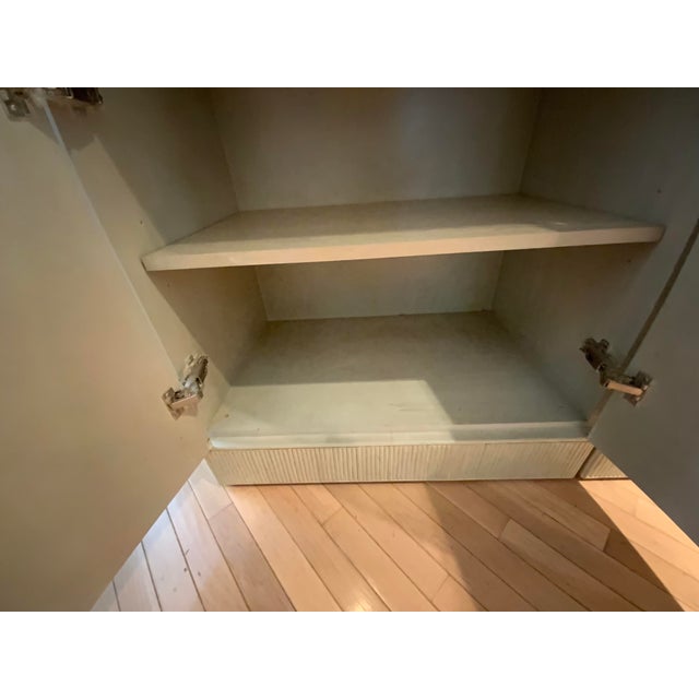 20th Century Bamboo Glass Door Cabinet For Sale In New York - Image 6 of 11