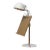 White Table Lamp With Tablet / Book Stand Attributed to Falkenberg Belysning, 1960s For Sale