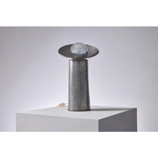 Vintage Radar Table Lamp by Gjlla Giani for Nucleo Sormani, 1971 For Sale - Image 6 of 11