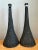 Mid-Century Modern Vintage Textured Resin Table Lamps - Pair For Sale - Image 3 of 12