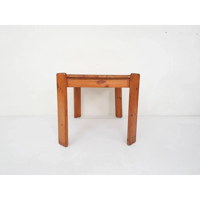 Pinewood Dining Table attributed to Ate Van Apeldoorn, Netherlands, 1970s For Sale - Image 3 of 11