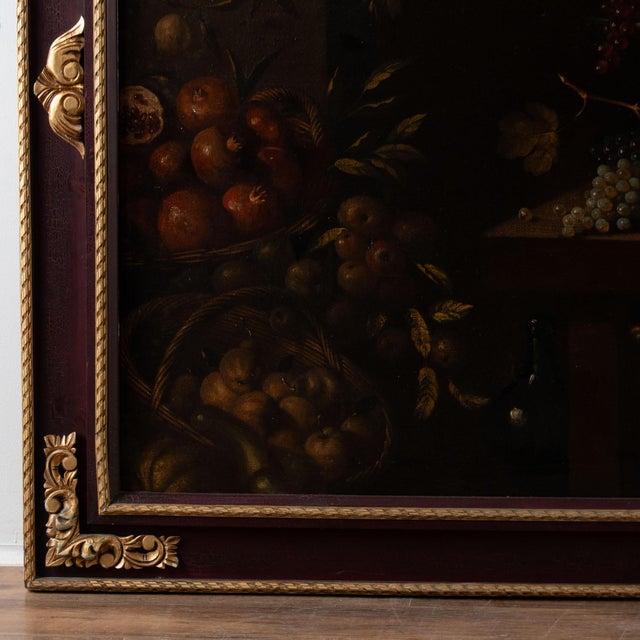 Large Original Oil on Canvas Still Life Painting From Spain For Sale - Image 11 of 18