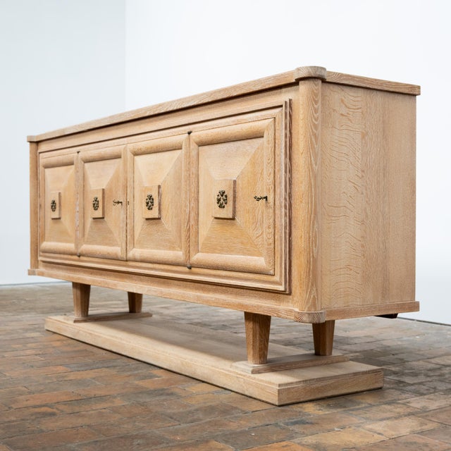Mid-Century Modern French Sideboard in the style of Gaston Poisson, 1940s, in Flawless conditions. Designed 1920 to 1949 I...