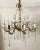 Vintage Maria Theresa 12 Arm Crystal and Glass Chandelier For Sale - Image 11 of 11