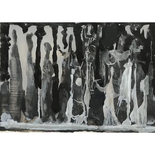 Olga Reiwald, Artist at Work, 1976, Watercolor For Sale