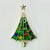 1970s Vintage Hollywood Regency Boho Chic Americana Christmas Tree Bejeweled Brooch, Beatrix Jewelry For Sale - Image 6 of 6