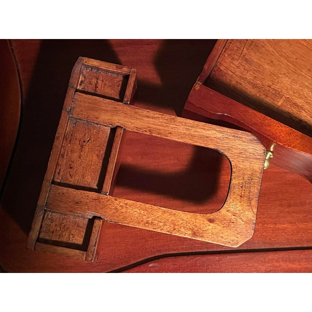 Solid Mahogany Repro. Chippendale Escritoire Secretary Desk Talon & Ball For Sale - Image 6 of 15