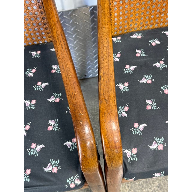 Mid Century Drexel Heritage Cane Back Dining Chairs - Set of 6 For Sale - Image 9 of 12