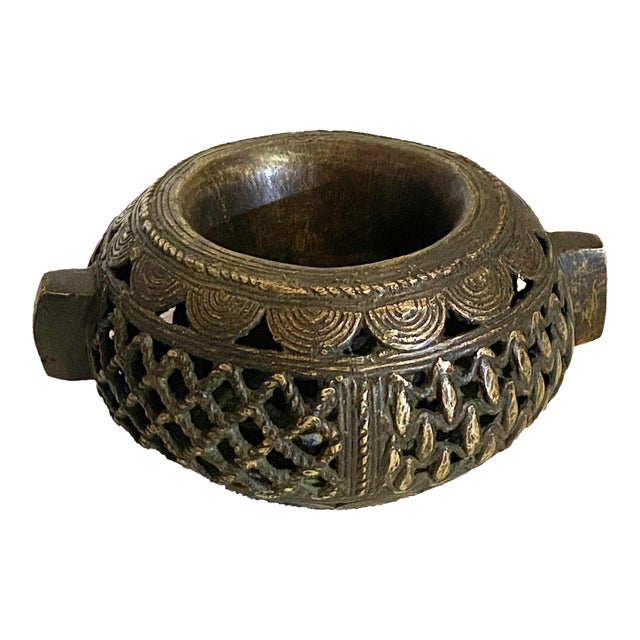 Superb Vintage Benin Bronze Bracelet Currency Nigeria For Sale