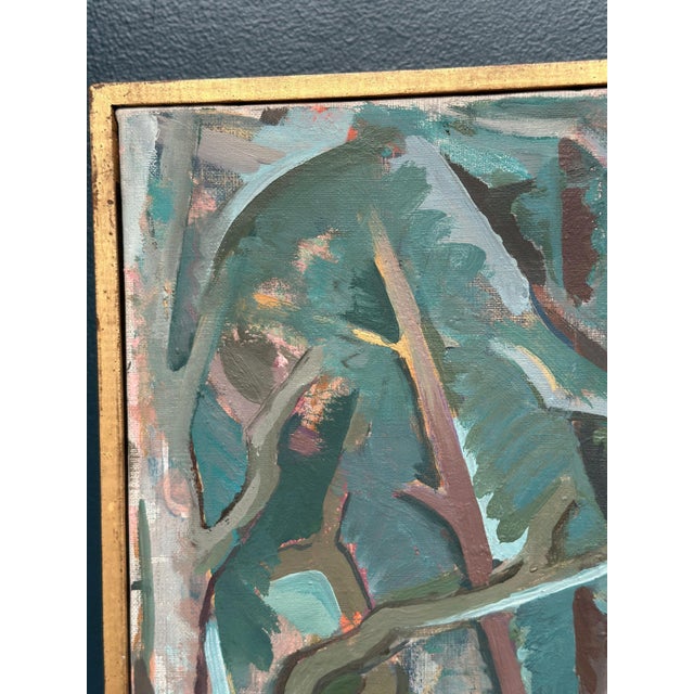 Thure Lindskoog, Forest, 1960s, Oil Painting on Canvas, Framed For Sale - Image 11 of 16