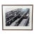 Framed Ruben Robledo “The Magic Is Ready” Black and White Print of Pier Structure For Sale