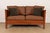 A gorgeous Mission or Arts & Crafts style Prairie settle sofa or loveseat By L. & J.G. Stickley USA, Early 21st Century...