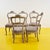 5 Dove Gray Chairs, 1900s, Set of 5 For Sale - Image 4 of 8