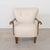 1930s French Linen Armchair For Sale - Image 4 of 13