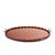 Brown English Mahogany Oval Inlaid Serving Tray With Scalloped Gallery, C. 1800's For Sale - Image 8 of 15