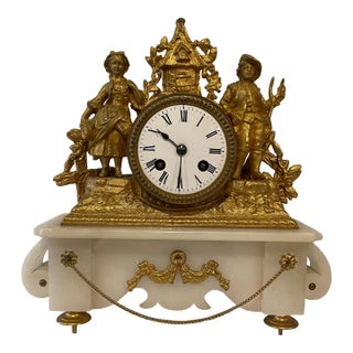 Mid 19th Century Napoleon III French Clock For Sale