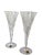 Glass 2000s Waterford Crystal Millennium Happiness Toasting Flutes - a Pair For Sale - Image 7 of 7