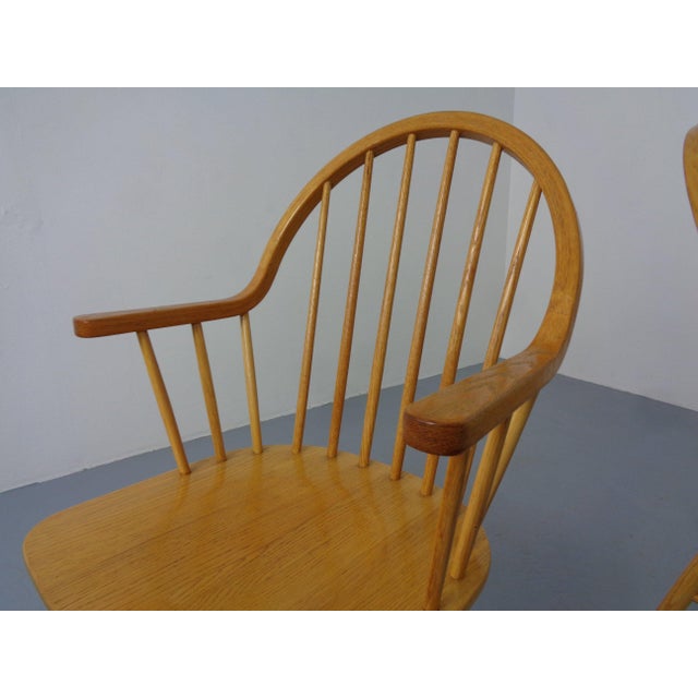 Oak Armchairs by Erik Ole Jørgensen for Tarm Stole Møbelfabrik, Denmark, 1960s, Set of 2 For Sale - Image 13 of 17