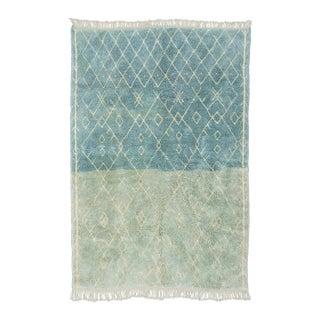 Premium Hand-Knotted Moroccan Wool Rug | 11'0" X 7'4" | One of a Kind For Sale