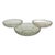 Glass Vintage Italian Art Glass Plates in Beige and Yellow, 1970s, Set of 3 For Sale - Image 7 of 7