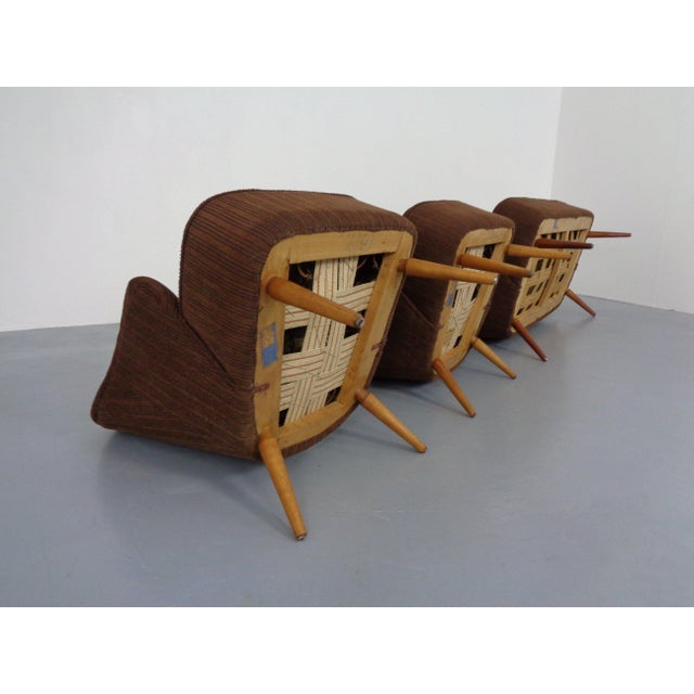 Brown German Cocktail Chairs, 1960s, Set of 2 For Sale - Image 8 of 10