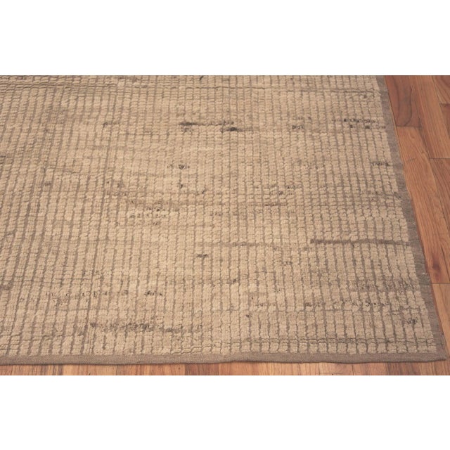 Contemporary Nazmiyal Collection Minimalist Central Asian Rug For Sale - Image 3 of 6