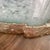 2000 - 2009 Large Blue Agate Geode Slice 11” Natural Crystal Slab Gold Edge For Sale - Image 5 of 12