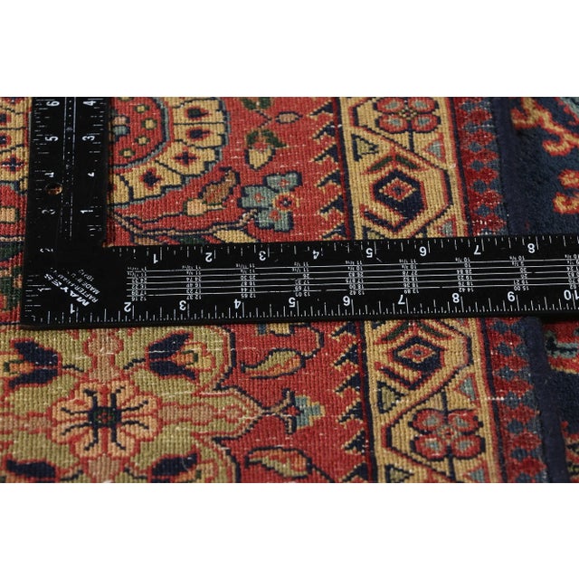 Vintage Indian Sarouk Rug - 07'10 X 09'03 For Sale In Dallas - Image 6 of 9