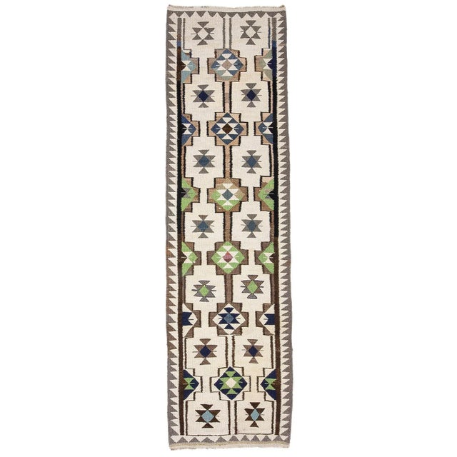 Vintage Kilim Runner For Sale In Los Angeles - Image 6 of 6