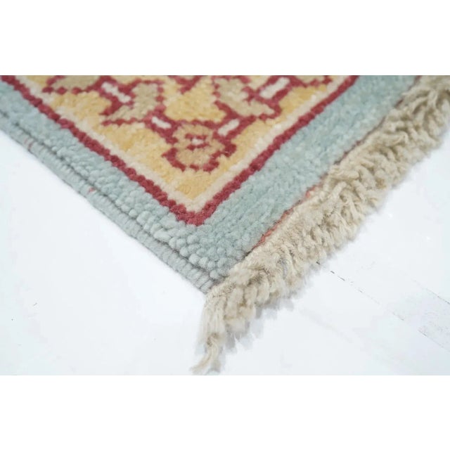 Oushak Rug 4' X 6' For Sale - Image 4 of 10