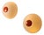 Mushroom Wall Lights by Elio Martinelli, Italy, 1970s, Set of 2 For Sale