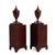 Mid 20th Century 104 George III Style Telescoping Knife Urns Pedestal Cabinet Wine Cisterns Book Matched - A Pair For Sale - Image 5 of 18