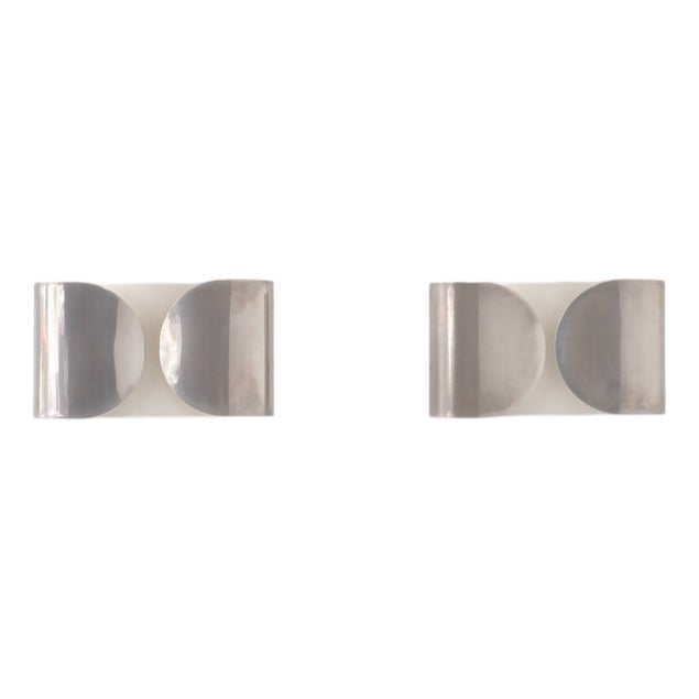 Flogio Wall Lights by Tobia & Afra Scarpa for Flos, 1970s, Set of 2 For Sale