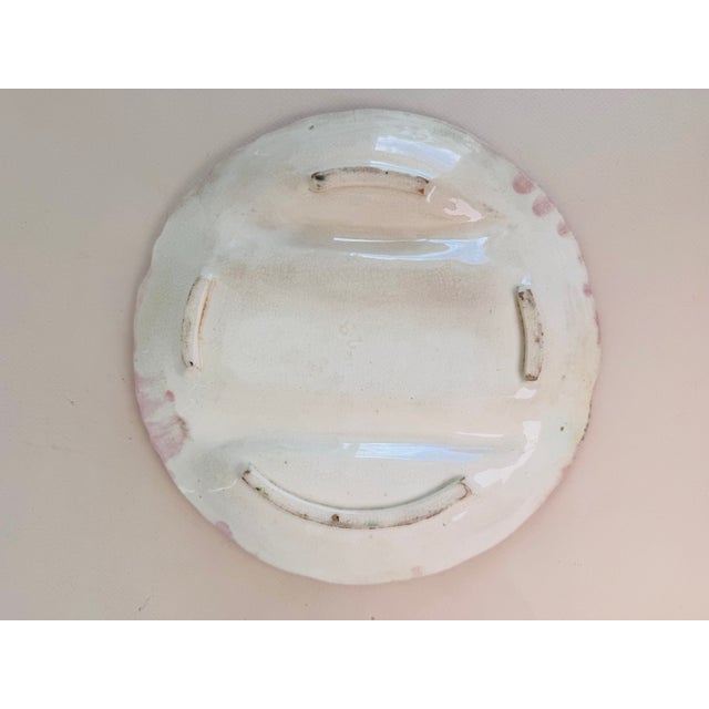 French Louis XV Orchies Majolica Asparagus Plate For Sale - Image 4 of 5
