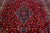 Textile 1950s Vintage Medallion Bakhtiari Handmade Wool Rug in Red For Sale - Image 7 of 11