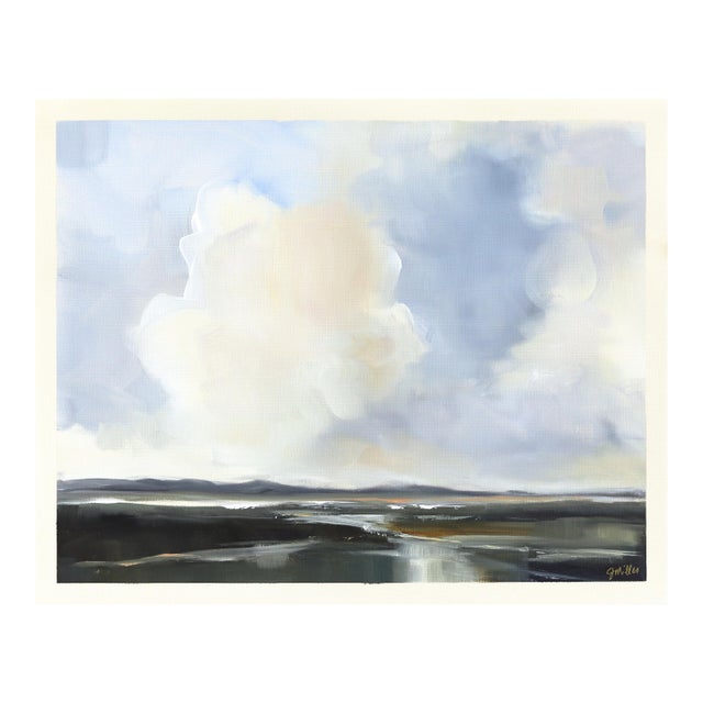 Landscape Study 257 - Atmospheric Skyscape Original Artwork by Jodi Miller For Sale