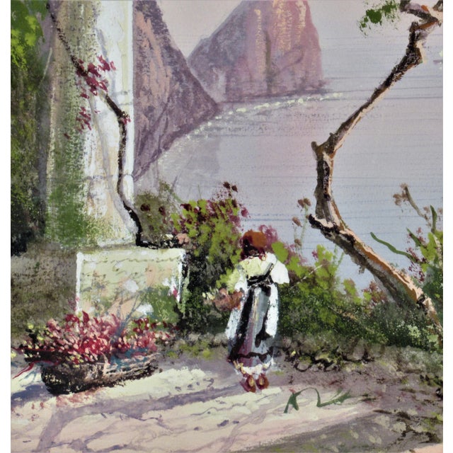 Maria Ada Gianni, View of the Bay of Naples For Sale - Image 4 of 7