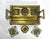 19th Century 19th Century Victorian Brass Double Inkwell & Candle Holder Set: English Antique For Sale - Image 5 of 10